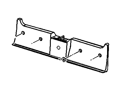 GM 25544969 Trim Panel, Rear 25544969 GM Trim Panel, Rear Illustration 1 of 1