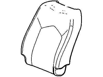 Cadillac 22910389 COVER,DRIVER SEAT BACK(SHALE)