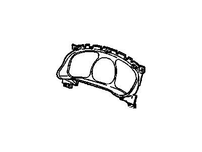 Chevy 9350964 Cluster Lens