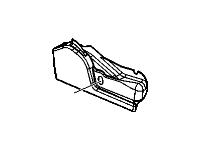 GM 12549807 Cover, Seat 12549807 GM Cover, Seat Illustration 1 of 1