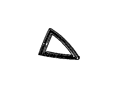 Pontiac 20659361 Quarter Glass