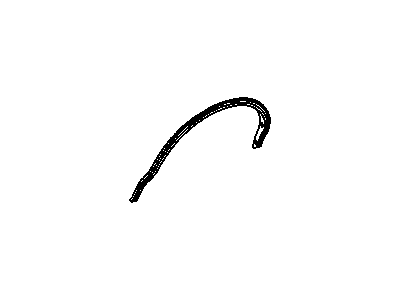 22511915 GM Wheel Opening Molding, Front Driver Side Illustration 1 of 1