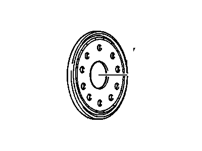 GMC G3500 Wheel Cover - 12542911