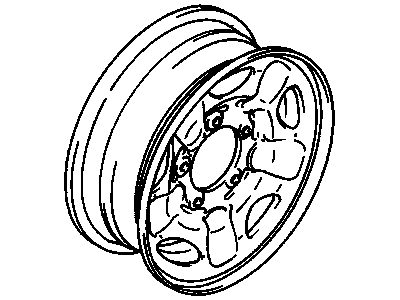 Chevy Tracker Spare Wheel - 30005207