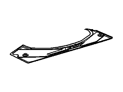 15022814 GM Insulator, Toe/Floor Panel Illustration 1 of 1