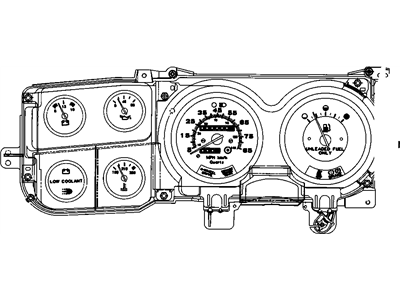 Chevy 8986000 RETAINER,INSTRUMENT CLUSTER GAGE(9.744)