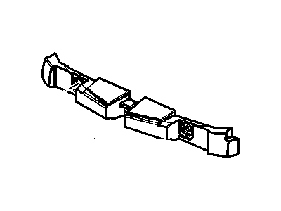 Cadillac 10354981 ABSORBER,FRONT BUMPER FASCIA ENERGY