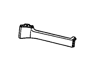 GM 10211120 Rear Trim Panel 10211120 GM Rear Trim Panel Illustration 1 of 1