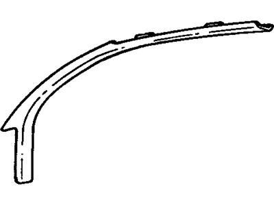 Chevy 10279848 Windshield Pillar Trim