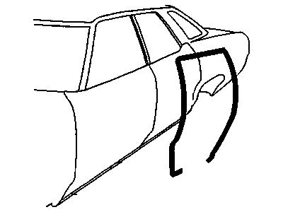 Chevy 10281491 Weatherstrip