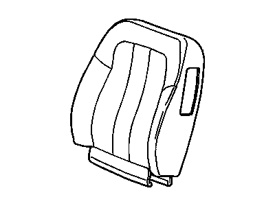 Pontiac 89022304 COVER,DRIVER SEAT BACK(NEUTRAL)