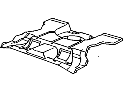 Cadillac 12539798 Floor Pan