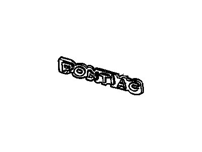 Pontiac 22580649 Nameplate