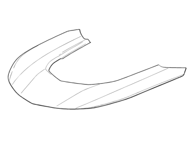 GM 84406072 Decal, Hood Panel Ornamentation 84406072 GM Decal, Hood Panel Ornamentation Illustration 1 of 1