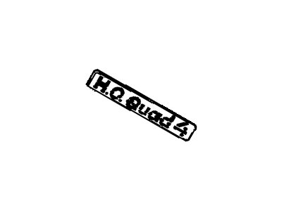 GM 22544481 Emblem, Front 22544481 GM Emblem, Front Illustration 1 of 1