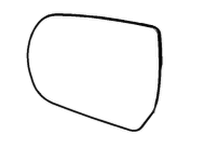 Cadillac 22835025 MIRROR,OUTSIDE REAR VIEW (REFLECTOR GLASS & BACKING PLATE)