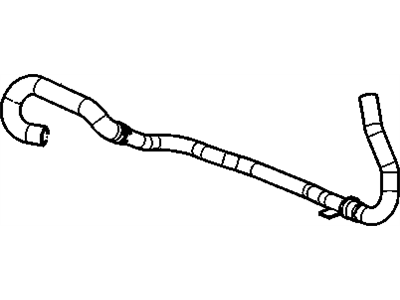 Cadillac 15244317 HOSE,SECONDARY AIR INJECTION CHECK VALVE(INCLUDES 2,21-29)