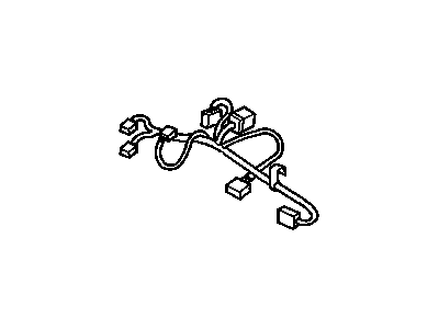 Chevy 15752171 HARNESS,A/C CONTROL WIRING(2ND DESIGN HAS 2-WAY BLACK CONNECT TO BLOWER MOTOR; 1ST DESIGN SEE 15302120)