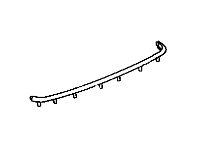 GM 25558229 Upper Molding, Rear Center 25558229 GM Upper Molding, Rear Center Illustration 1 of 1