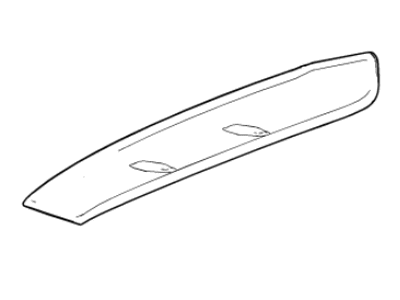 Chevy 42402540 LINER,INSTRUMENT PANEL OUTER COMPARTMENT(BLACK)(INSTALL 0.20)(0.102 KG)