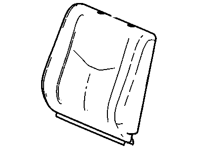 Chevy 88979058 COVER,REAR SEAT BACK(40%)(NEUTRAL)