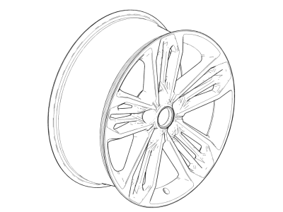 Cadillac 84129744 WHEEL (KIT),ALUMINUM(INSTALL 0.30)(14.78 KGS)(FRONT OR REAR)