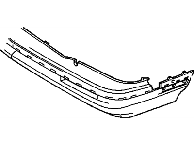 Oldsmobile 22530378 Bumper Cover