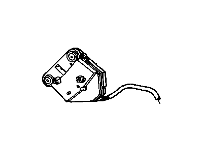 20731517 GM Motor, Rear Illustration 1 of 1