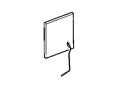 GM 15243096 Insulator, Radio Auxiliary Speakers, Front GM 15243096 Insulator, Radio Auxiliary Speakers, Front