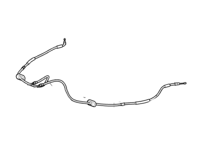 Chevy Cruze Parking Brake Cable - 13352979