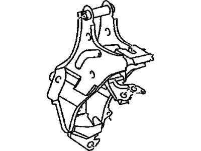 GM 19184491 Bracket, Engine Clutch Pedal GM 19184491 Bracket, Engine Clutch Pedal