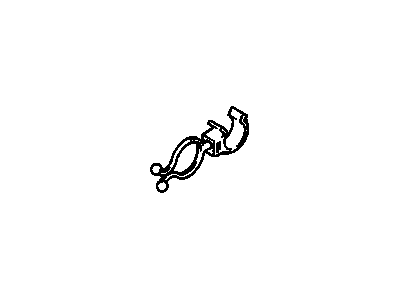 GM 96062347 Cable Clip 96062347 GM Cable Clip Illustration 1 of 1