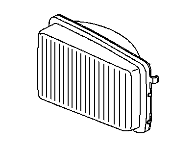 Chevy Corsica Fog Light - 16512631