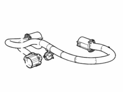GMC 84670050 HARNESS,TRAILER REAR WIRING(CONNECTS TO CHASSIS HARNESS AND RECEPTACLE)