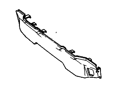 GM 12544297 Front Crossmember 12544297 GM Front Crossmember Illustration 1 of 1