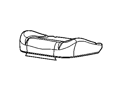 GMC 19122122 COVER,PASSENGER SEAT CUSHION(PART OF 1)(PEWTER)