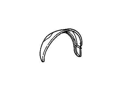20608045 GM Outer Wheelhouse, Driver Side Illustration 1 of 1