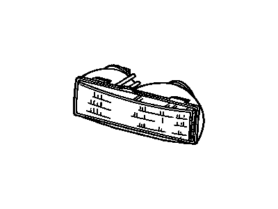 Buick 16516765 Lens & Housing