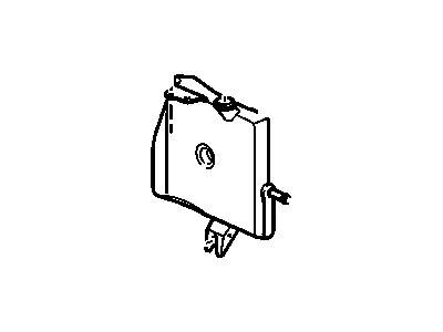 Chevy 20917050 RESERVOIR,COOLANT RECOVERY(RESERVOIR ONLY)(NEED TO USE W/HOSE 15913153 & CLIP 10337278)