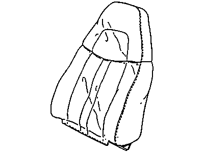 GM 88935435 Cover, Seat Back Cushion, Blue, Passenger Side 88935435 GM Cover, Seat Back Cushion, Blue, Passenger Side Illustration 1 of 1