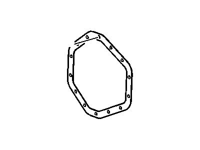 Chevy 6259064 GASKET, DIFFERENTIAL CARRIER COVER (ALSO PART OF #45)