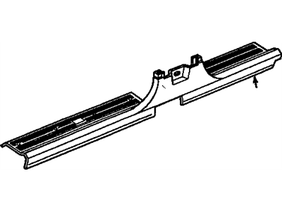 Buick 12397379 Pillar Trim