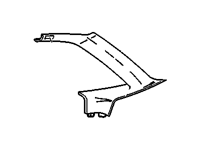 Oldsmobile 10208228 Upper Quarter Trim