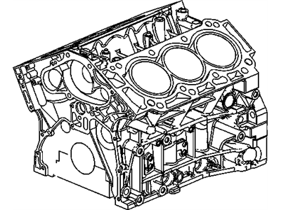 Saturn 12582337 Cylinder Block