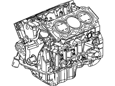 Saturn 12618026 Short Block