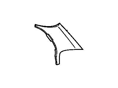 Buick 22643472 Upper Quarter Trim