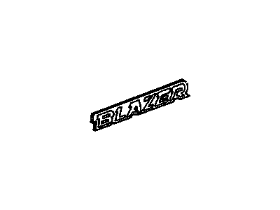 Chevy S10 Blazer Emblem - 15629985