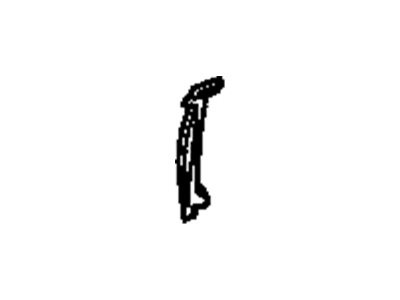 GM 20243552 Lock Pillar, Driver Side 20243552 GM Lock Pillar, Driver Side Illustration 1 of 1