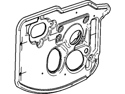 Cadillac 20782812 BARRIER,BRAKE PEDAL BRACKET SOUND