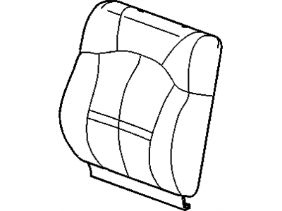 Chevy 88938311 COVER,REAR SEAT BACK(PEWTER)